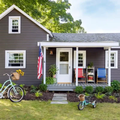 Nostalgic Michigan Lake Cabin Renovation Feels Like a Grown-Up Summer Camp Retreat